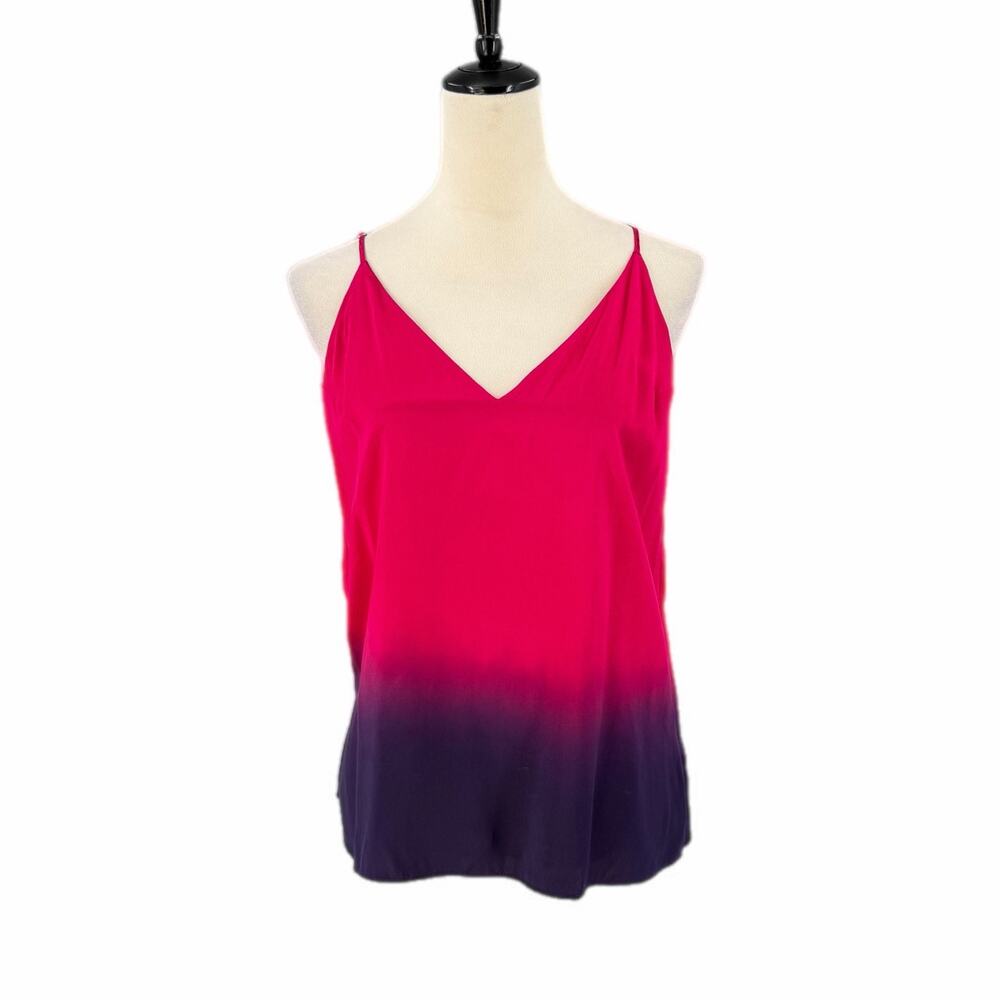 Cami NYC Pink Purple Ombre Lightweight Silk Night Out Feminine Camisole Tank